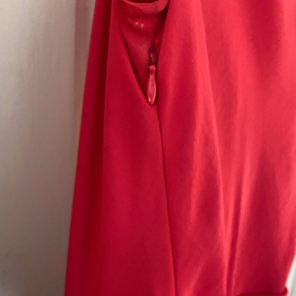 Pink Silk Asymterical dress - Picture 3 of 4